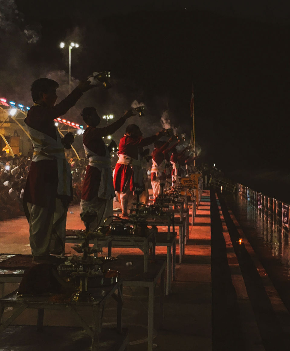 Photo of Triveni Ghat Aarti Point, Asthapath, Mayakund, Rishikesh, Uttarakhand, India by Jagrut Bhatt