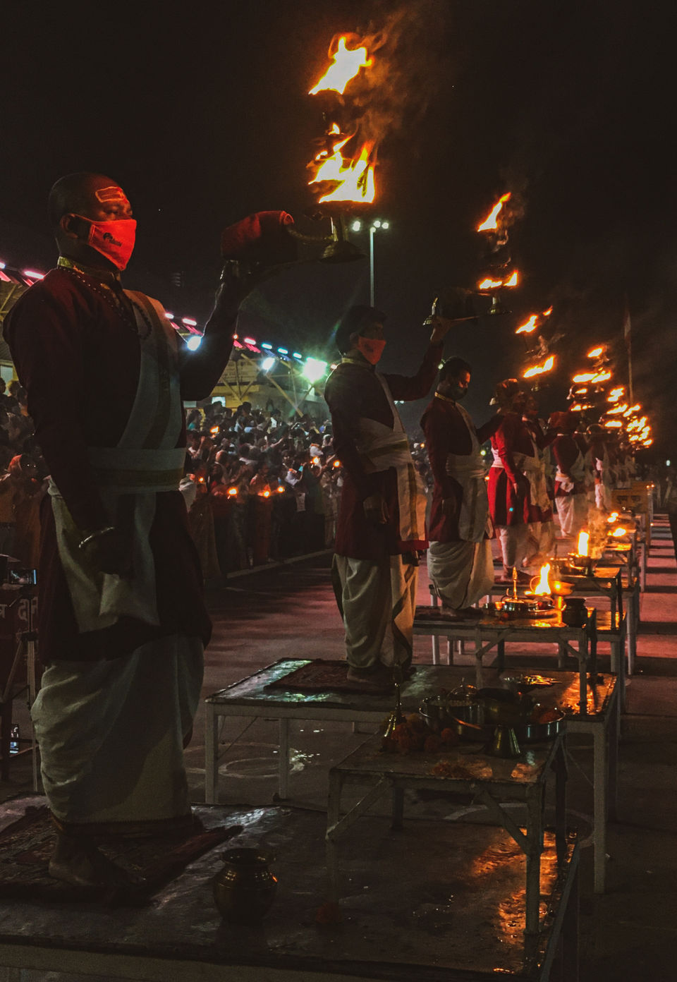 Photo of Triveni Ghat Aarti Point, Asthapath, Mayakund, Rishikesh, Uttarakhand, India by Jagrut Bhatt