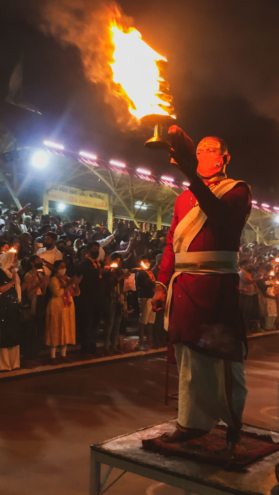 Photo of Triveni Ghat Aarti Point, Asthapath, Mayakund, Rishikesh, Uttarakhand, India by Jagrut Bhatt