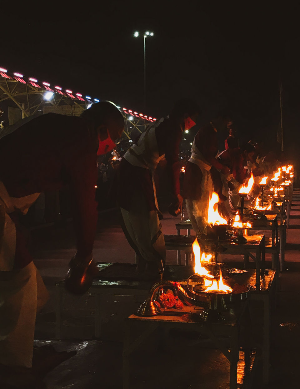 Photo of Triveni Ghat Aarti Point, Asthapath, Mayakund, Rishikesh, Uttarakhand, India by Jagrut Bhatt
