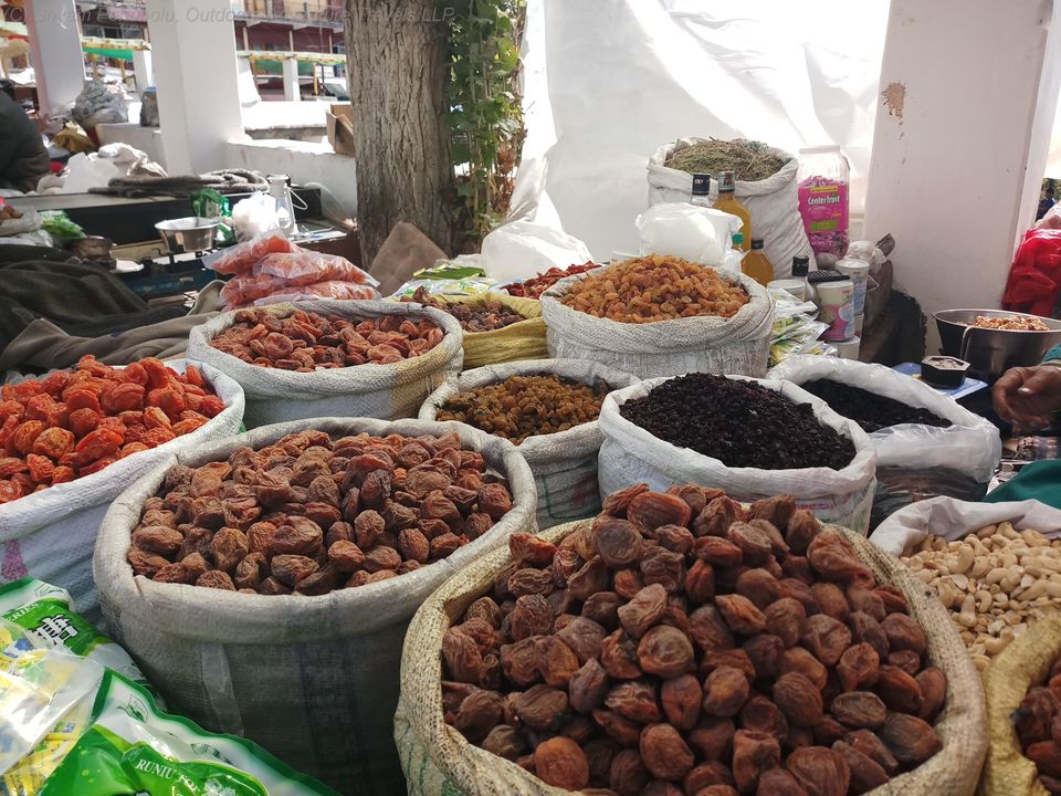 A scene from a local market in Leh