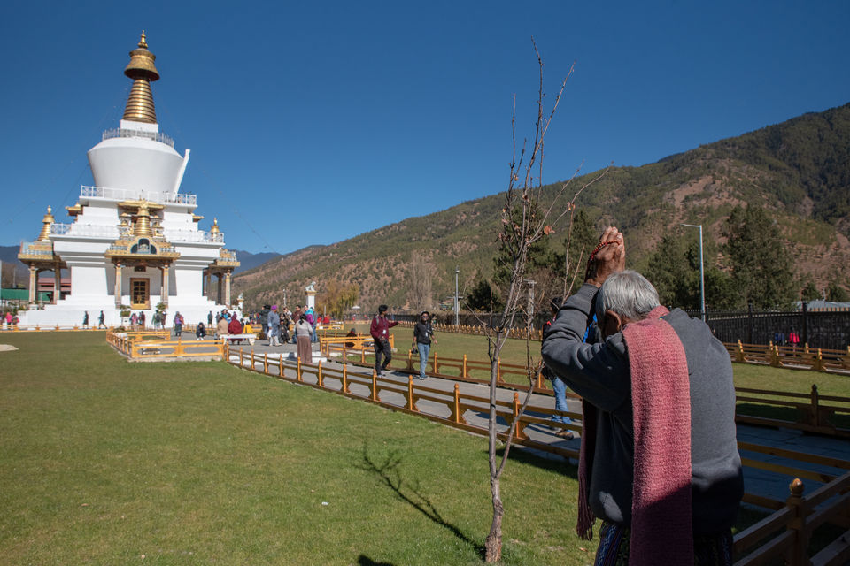 Photo of Memorial Chorten, Chhoten Lam, Thimphu, Bhutan by Vinay Dutt Purohit
