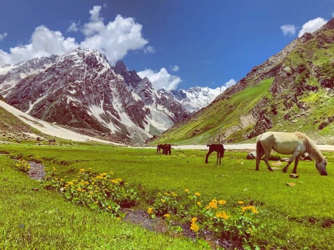 Photo of Kara Lake Bhaba Valley, Neugal Dhar, Himachal Pradesh, India by Akanksha Siwach. Tales of The Hidden Trails