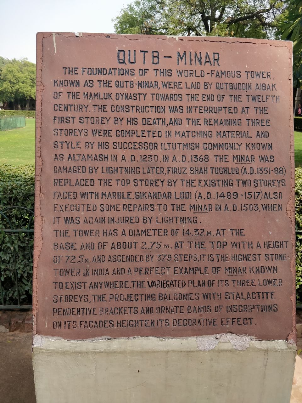 Photo of Layover at Delhi ? Visit Qutub Minar 9/13 by Thejaswini ChandreGowda