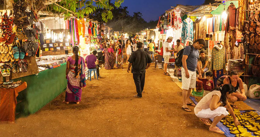 Photo of Night Market Baga, Marinha Dourada Road, Tamudki Vado, Arpora, Goa, India by Nishtha Nath