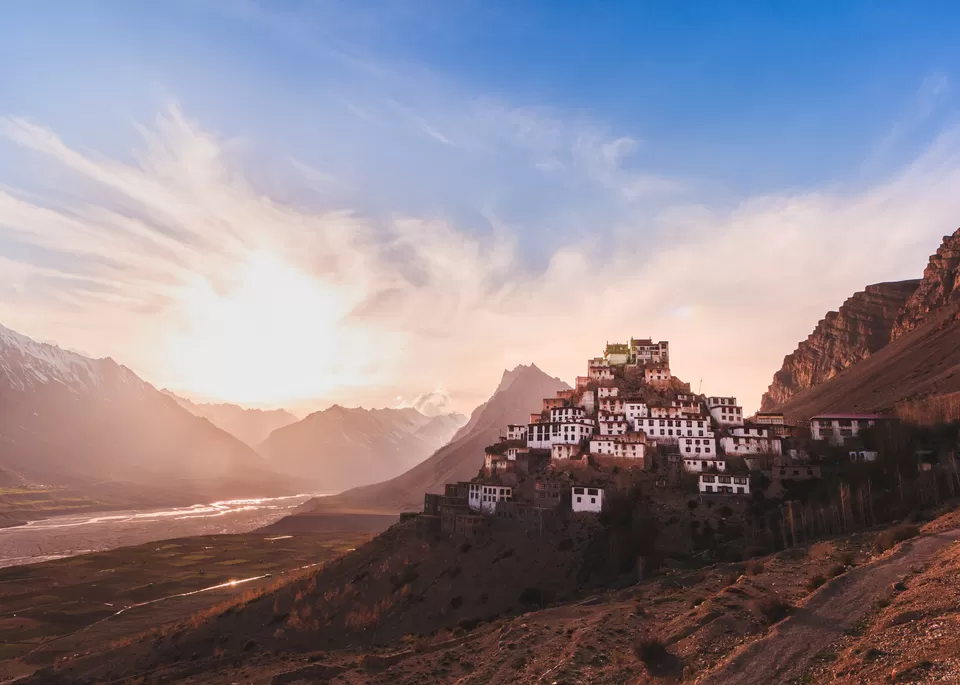 Photo of Key Gompa, Key Monastery, Key, Himachal Pradesh, India by TheHimalayanGypsy