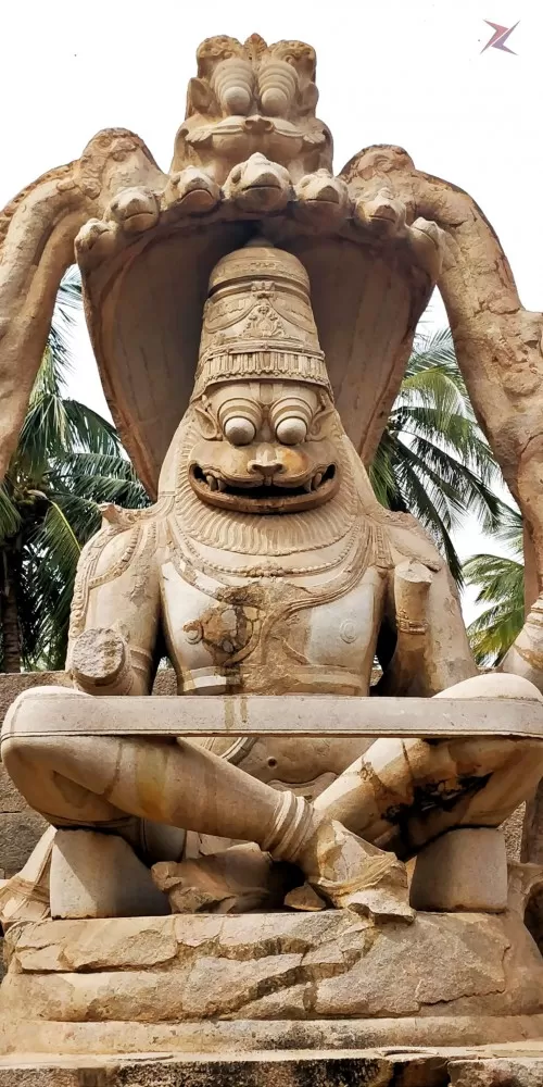 Photo of Lakshmi Narasimha Temple, Hampi, Karnataka, India by Sumeet Poojary