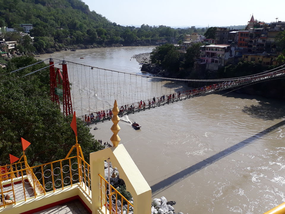 Photo of Ramjhoola Ganga Ghat, Swarg Ashram, Rishikesh, Uttarakhand, India by Abhishek Rakesh Sharma