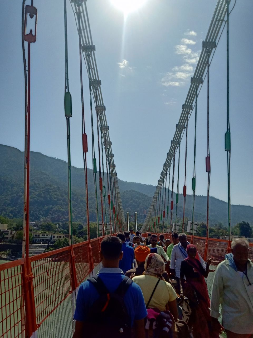 Photo of Ram Jhula Bridge, Ram Jhula, Ganga Vatika, Rishikesh, Uttarakhand, India by aashish dubey
