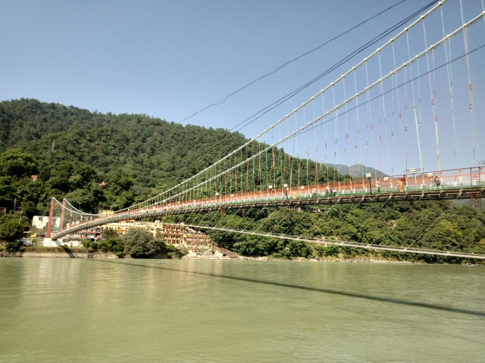 Photo of Ram Jhula Bridge, Ram Jhula, Ganga Vatika, Rishikesh, Uttarakhand, India by aashish dubey