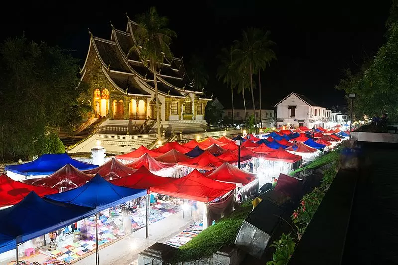 Photo of Night Market, Luang Prabang, Laos by Ginny Bansal