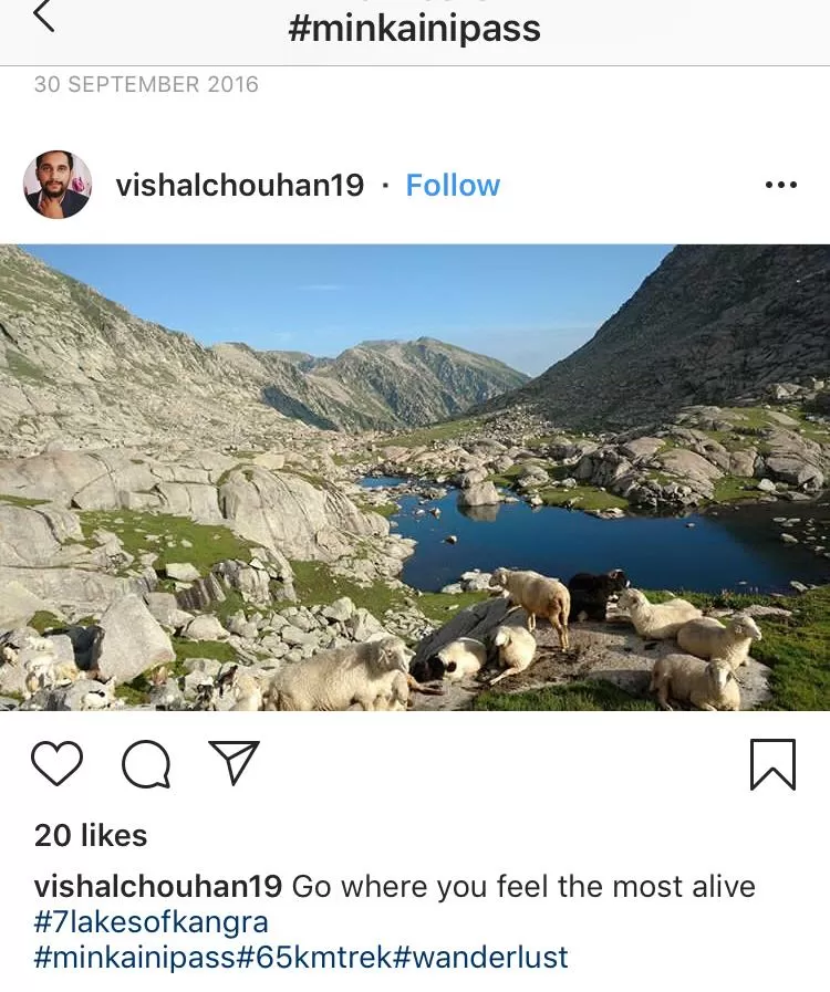 Photo of Minkaini Pass, Kareri, Himachal Pradesh by Ginny Bansal