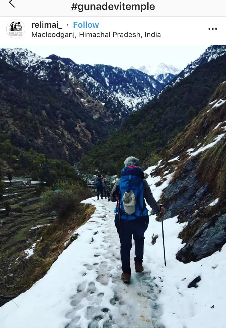 Photo of Shri Guna Devi Mandir, Trail to Shri Gunna Devi Mandir, Naddi, Dharamsala, Himachal Pradesh, India by Ginny Bansal