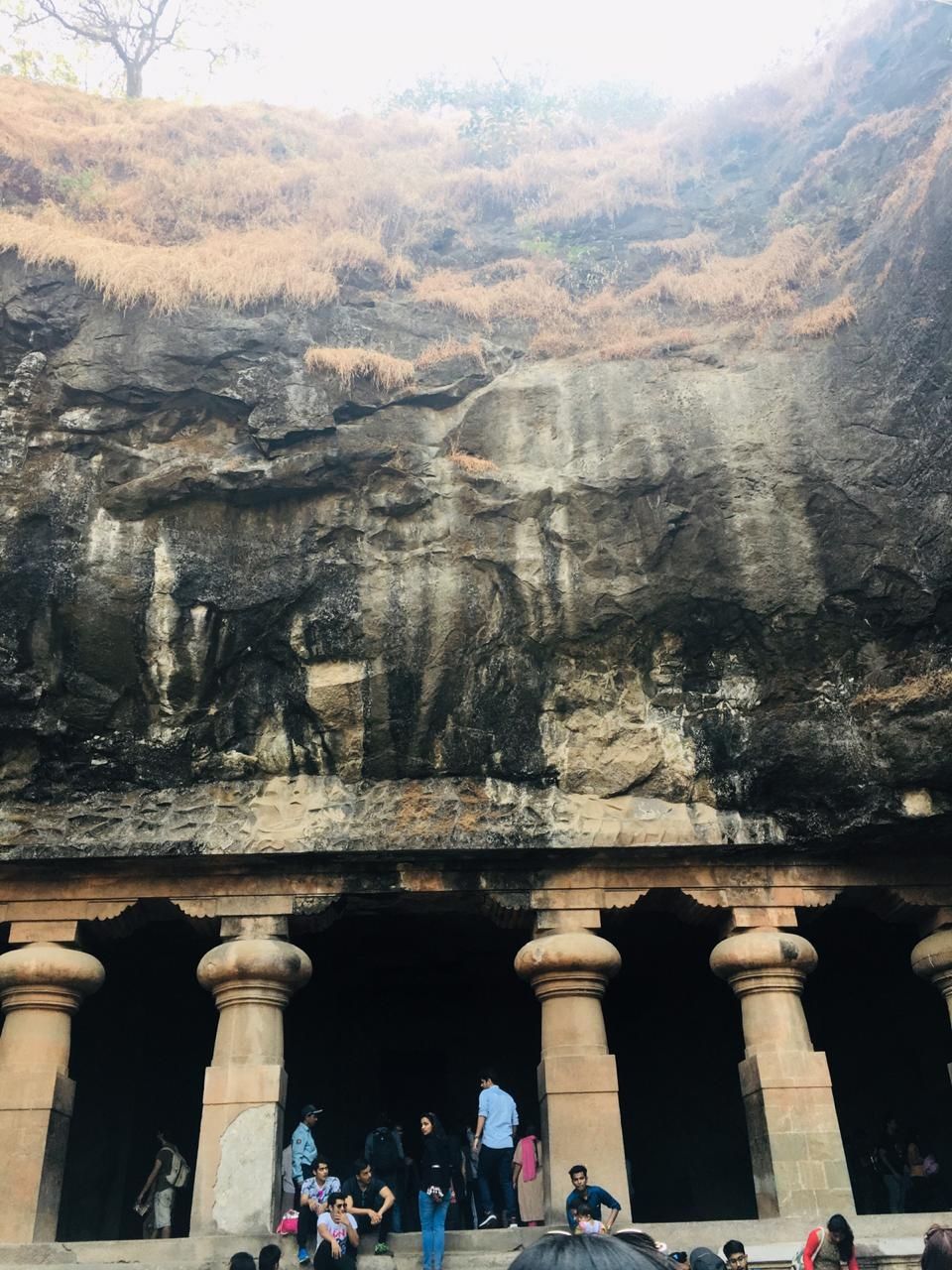 Photo of Elephanta Cave Shiv Temple With Old Murti, Gharapuri, Maharashtra, India by Kapil Bhardwaj