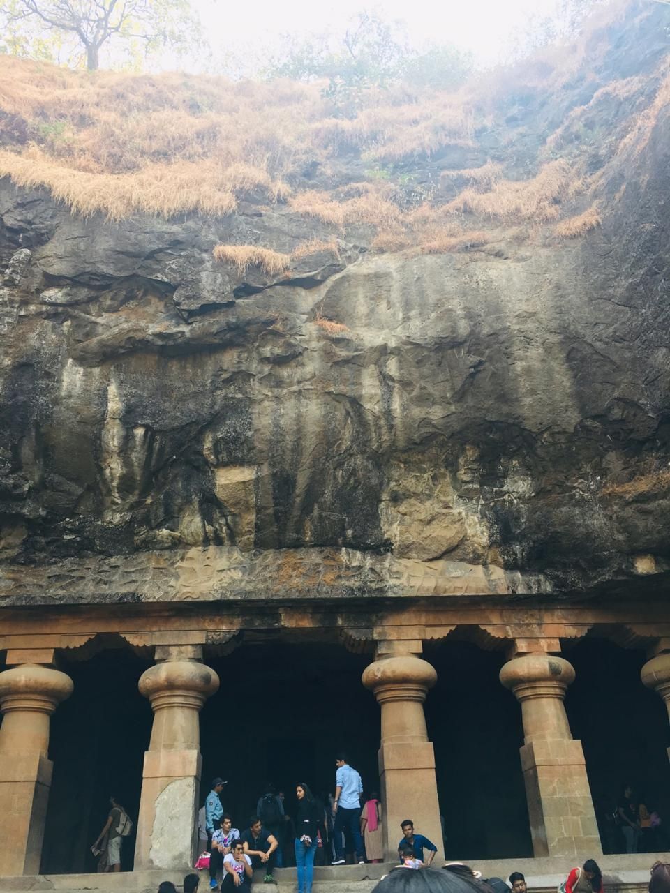 Photo of Elephanta Cave Shiv Temple With Old Murti, Gharapuri, Maharashtra, India by Kapil Bhardwaj