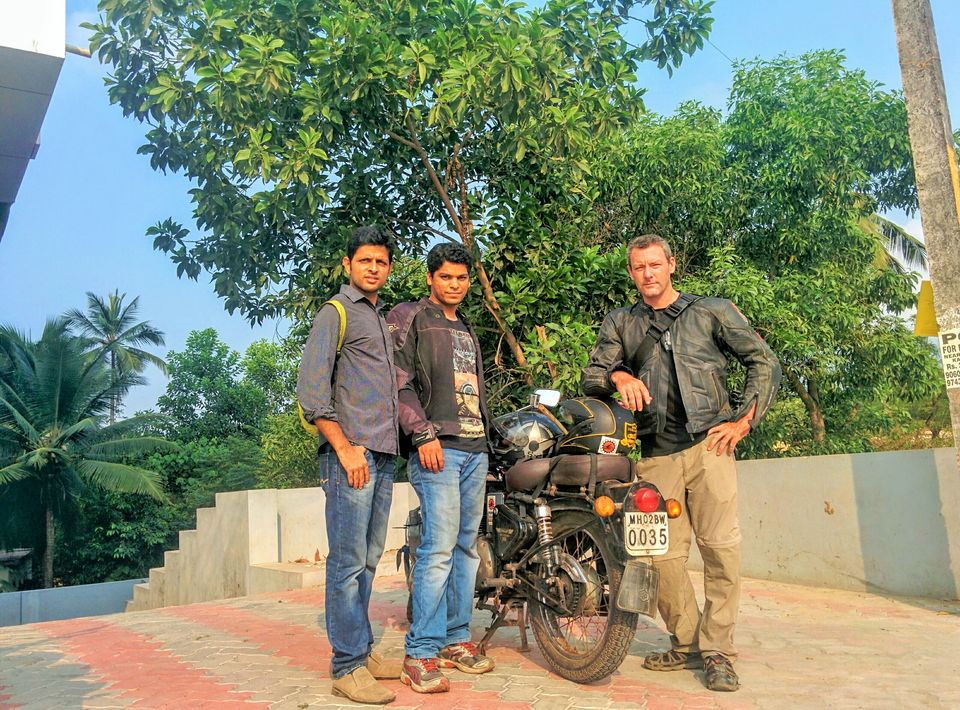 Photo of Meet Brad, Who is been riding on a Royal Enfield all around India - Day out in Mangalore 6/9 by GoProMan
