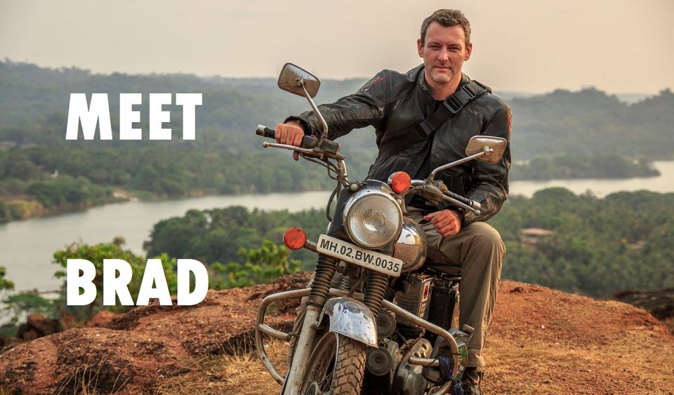 Photo of Meet Brad, Who is been riding on a Royal Enfield all around India - Day out in Mangalore 9/9 by GoProMan