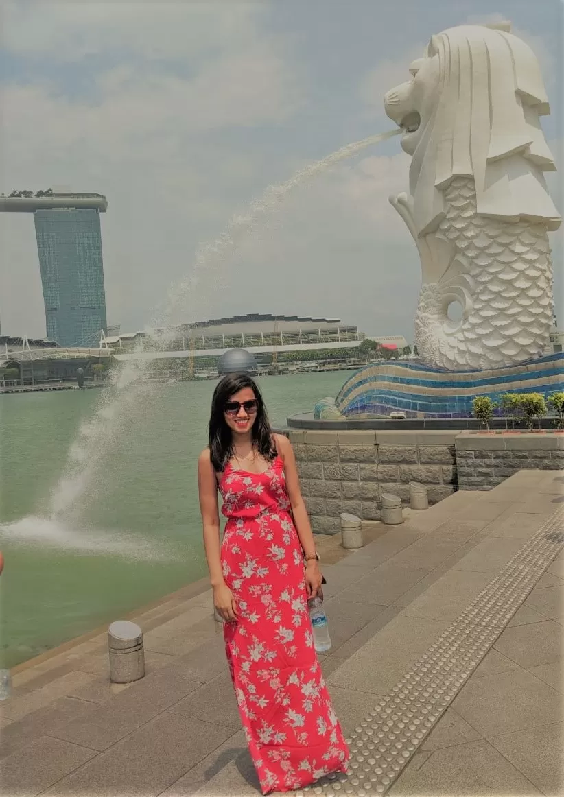 Photo of Merlion, Singapore by Poonam Kanyal