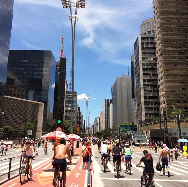 Photo of Avenida Paulista - Bela Vista, São Paulo - State of São Paulo, Brazil by Anuja Bhattacharjee