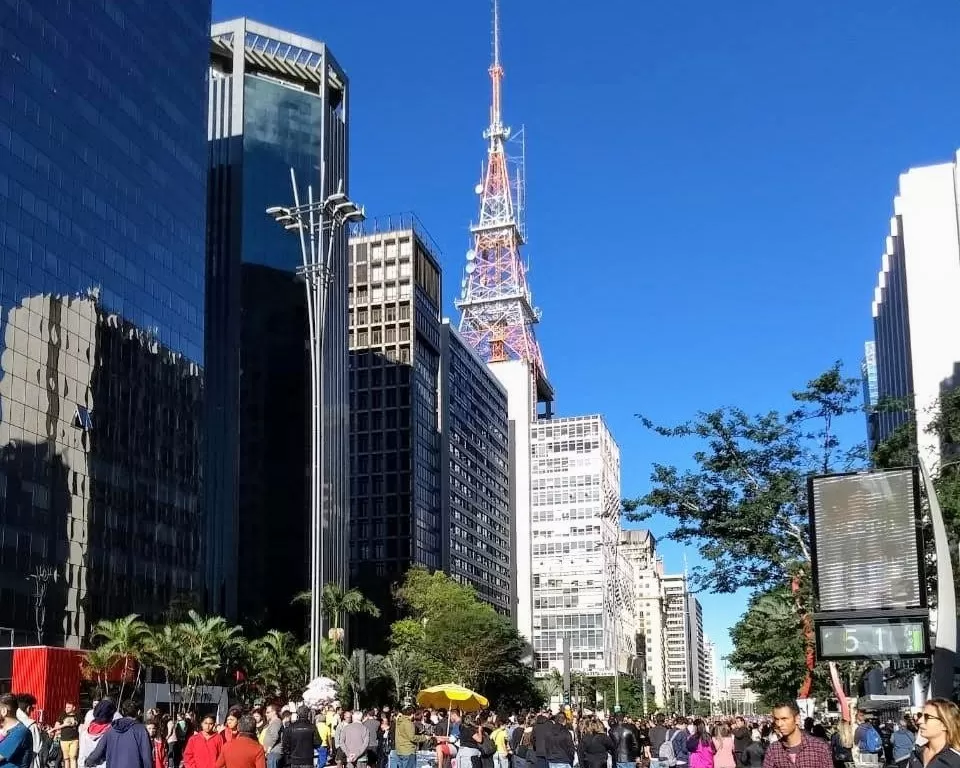 Photo of Avenida Paulista - Bela Vista, São Paulo - State of São Paulo, Brazil by Anuja Bhattacharjee