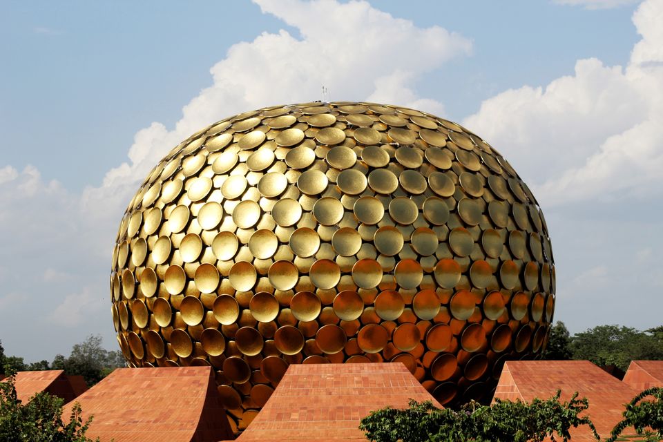 Photo of Auroville Ashram, Golden Globe, Auroville, Bommayapalayam, Tamil Nadu, India by Nitish Nichenam