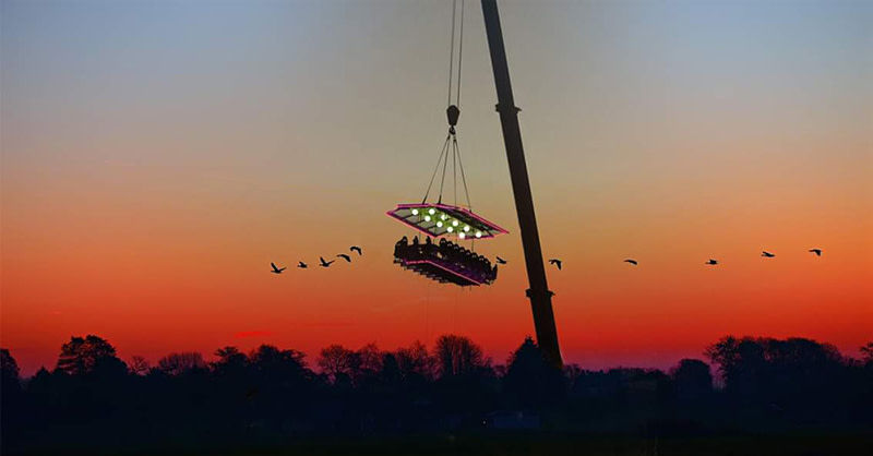 Photo of Dine Literally In The Sky With Fly Dining Noida by Prageet Goel