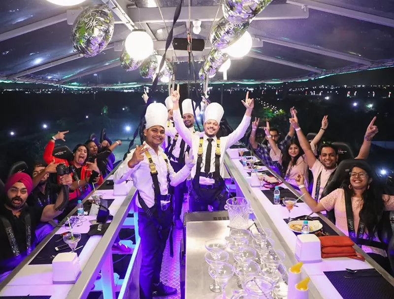 Photo of Dine Literally In The Sky With Fly Dining Noida by Prageet Goel