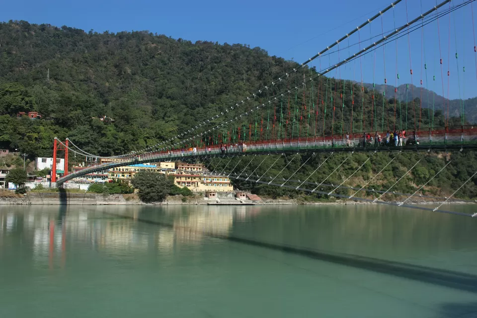 Photo of Ram Jhula, Swarg Ashram, Rishikesh, Uttarakhand, India by Abhigya Singh