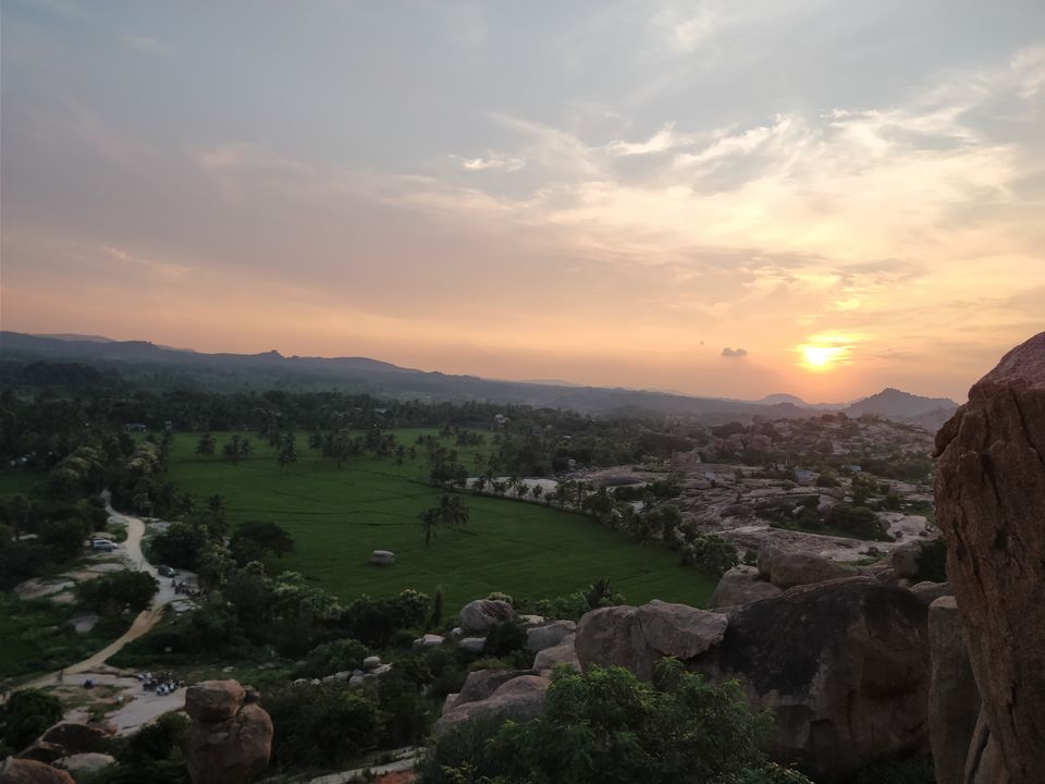 Photo of Sunset point, Hampi, Anjanhalli, Karnataka, India by Lalitha Chinmayee