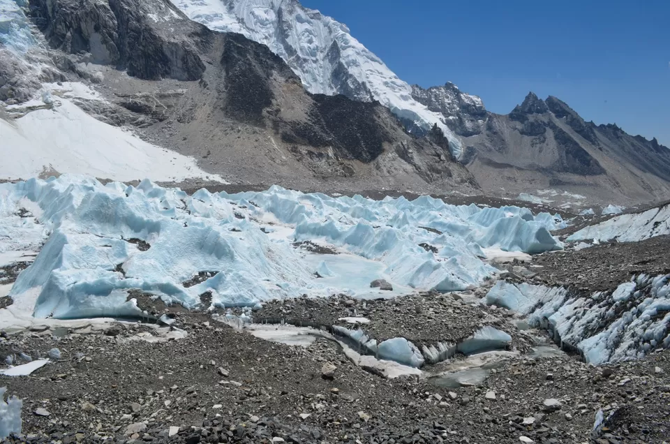 Photo of Khumbu Glacier, Khumjung, Eastern Region, Nepal by Alok Nanda