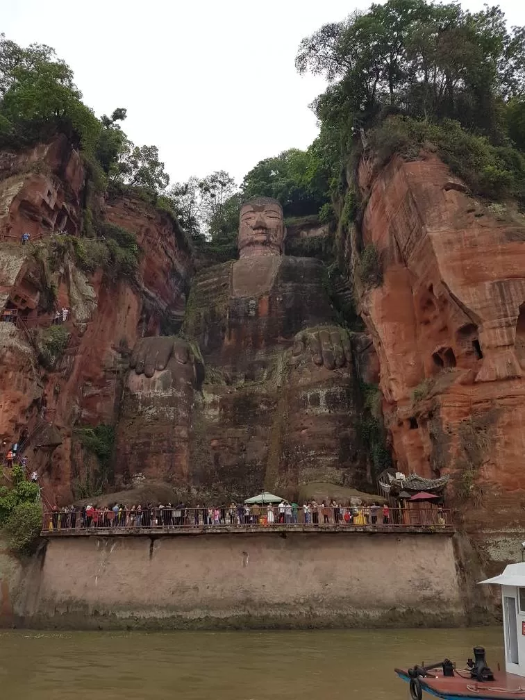 Photo of Leshan Giant Buddha, Leshan, Sichuan, China by Tushar Agarwal
