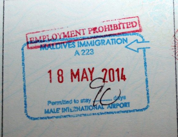 Photo of Visa for Indians - Maldives 1/1 by Nupur Pradhan
