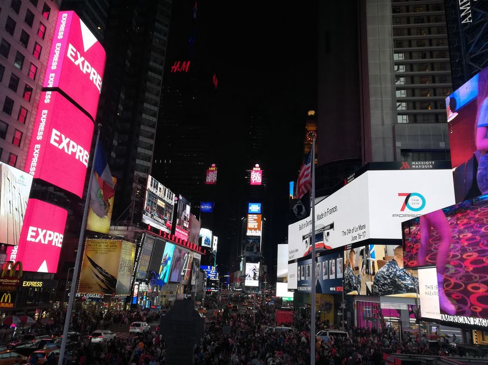 Photo of Times Square, Manhattan, New York, NY, USA by Ramya Shanivarsanthe Leelesh