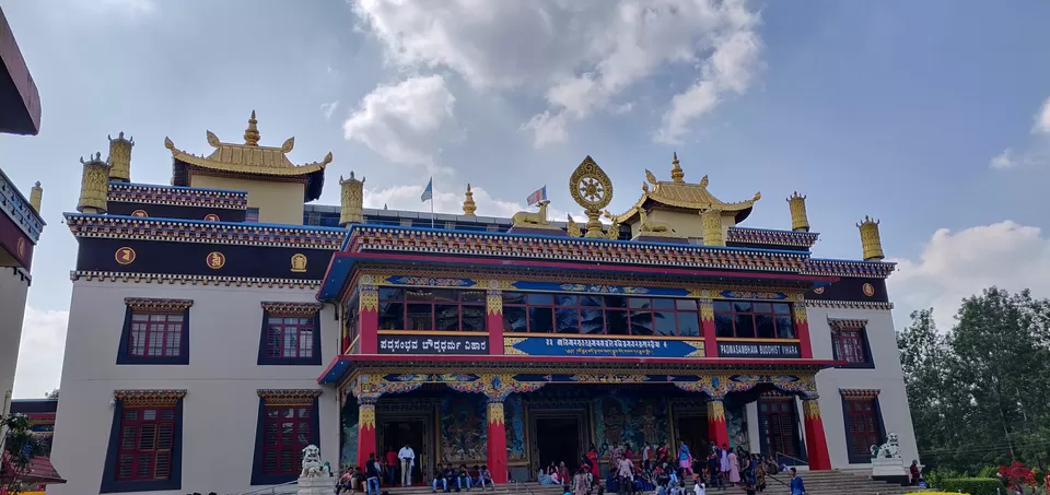 Photo of Namdroling Monastery, Tibetan Golden Temple, Bylakuppe, Karnataka, India by Vikas Kawade