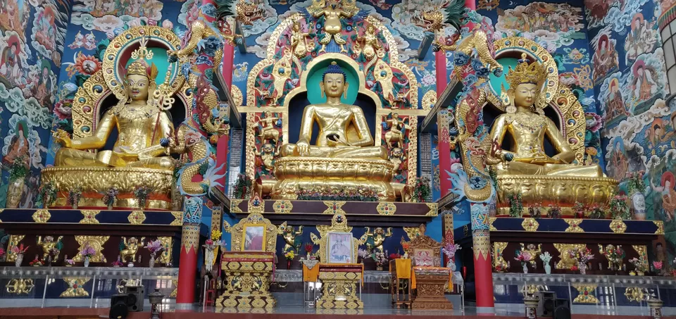 Photo of Namdroling Monastery, Tibetan Golden Temple, Bylakuppe, Karnataka, India by Vikas Kawade