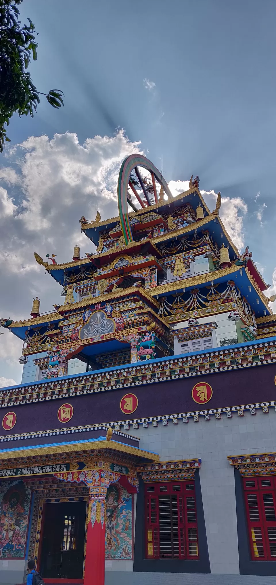 Photo of Namdroling Monastery, Tibetan Golden Temple, Bylakuppe, Karnataka, India by Vikas Kawade