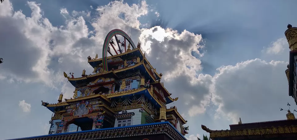 Photo of Namdroling Monastery, Tibetan Golden Temple, Bylakuppe, Karnataka, India by Vikas Kawade