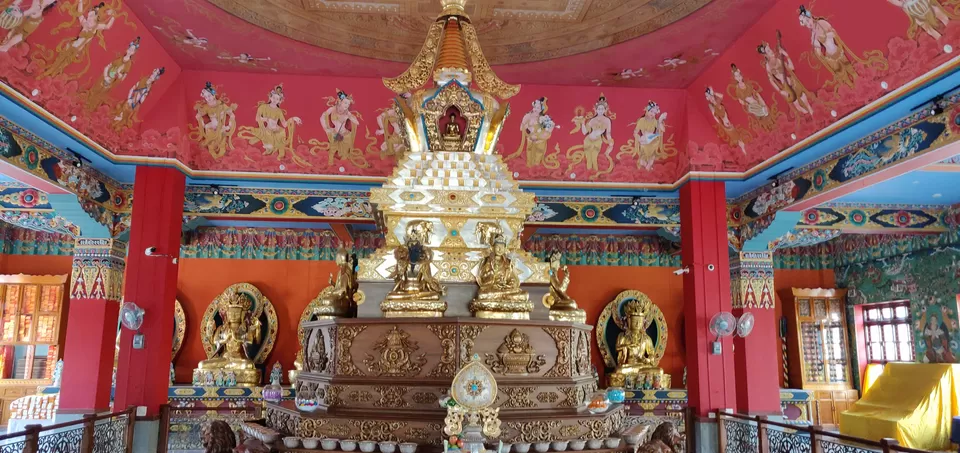Photo of Namdroling Monastery, Tibetan Golden Temple, Bylakuppe, Karnataka, India by Vikas Kawade