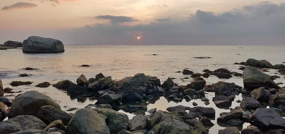 Photo of Sunset Point, Kanyakumari, Kanyakumari, Tamil Nadu, India by Vikas Kawade