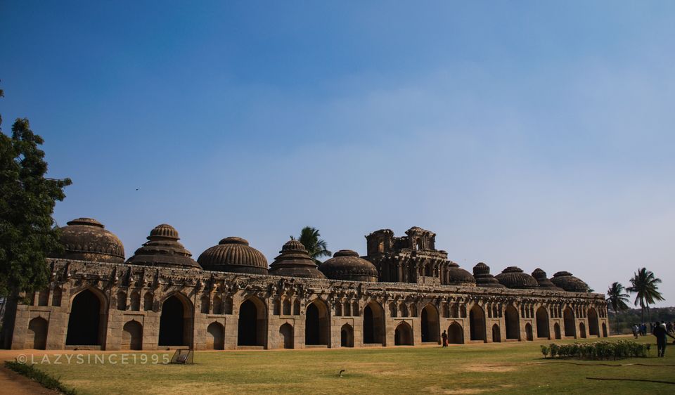 Photo of Elephant Stable, Hampi, Karnataka, India by Ashish