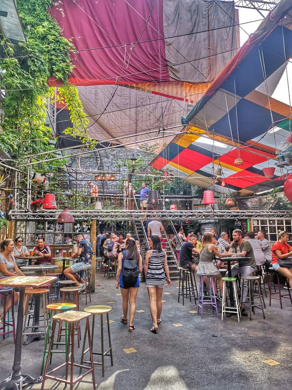 Photo of Budapest, Szimpla Kert, Kazinczy Street, Hungary by Suchitra Sayeeram