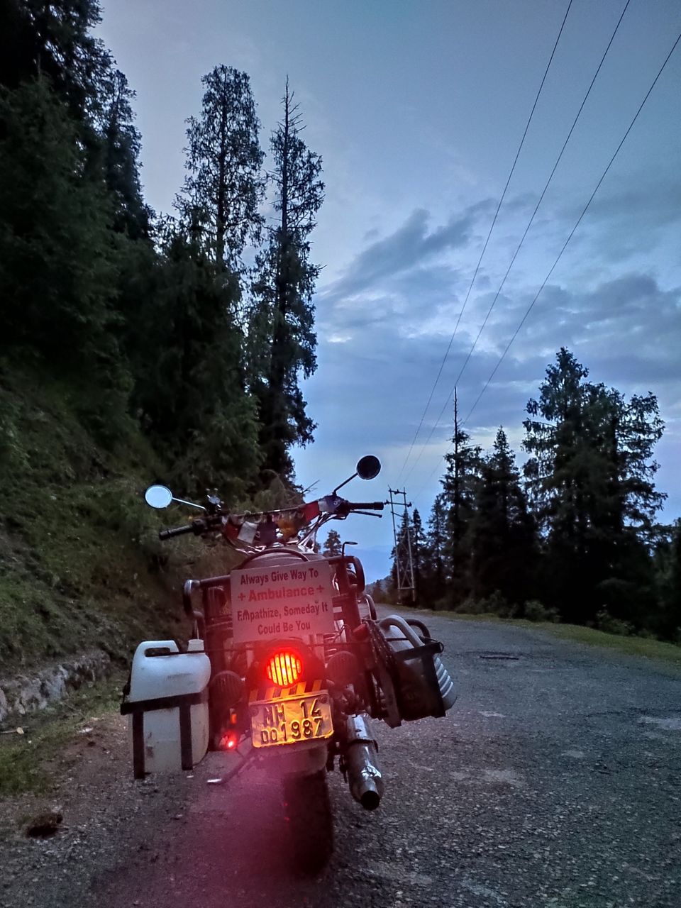 Photo of Day 23 North India Solo bike trip ( Dharamshala to Dalhousie) #royalenfield #bikerboy #youtuber by Gautam Prasad Belwal