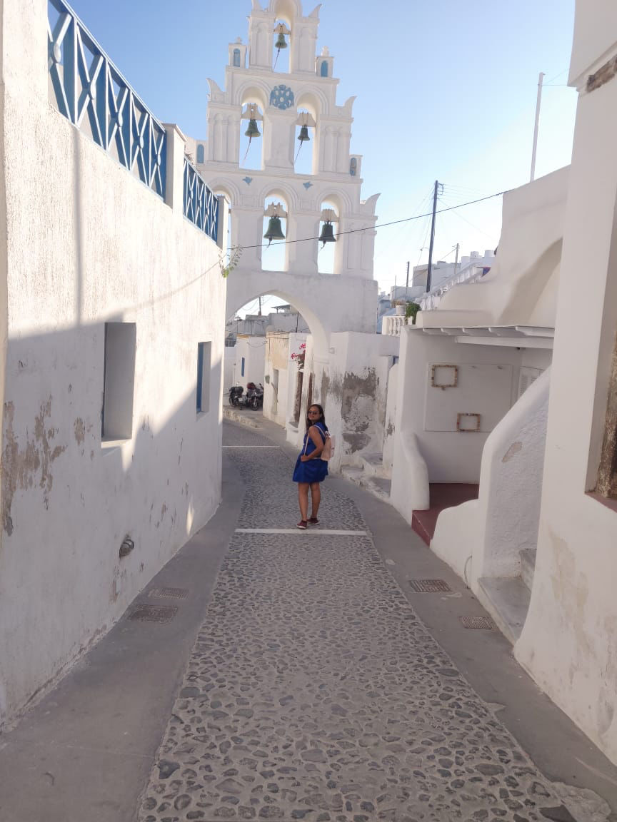 Photo of Fira, Greece by Anubha Gupta Agarwal