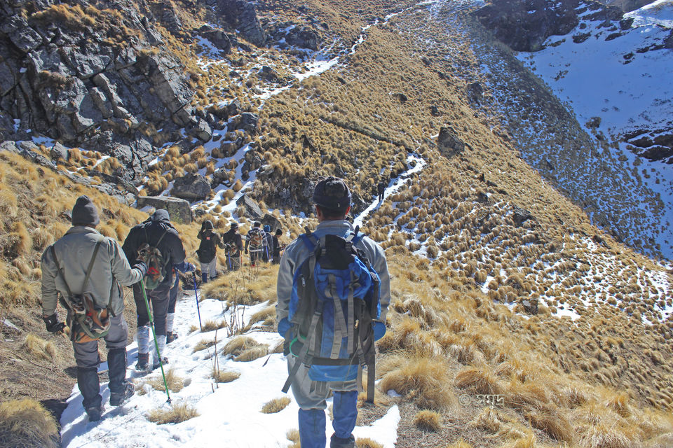 Photo of The warmth of friendship on the snow clad slopes of Kuari Pass by Samudra Sengupta