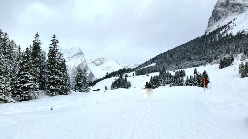 Photo of A NEAR FROZEN EXPERIENCE In Swiss Winter Wonderland - OESCHINENSEE #trekkinginwinter by Annet P S