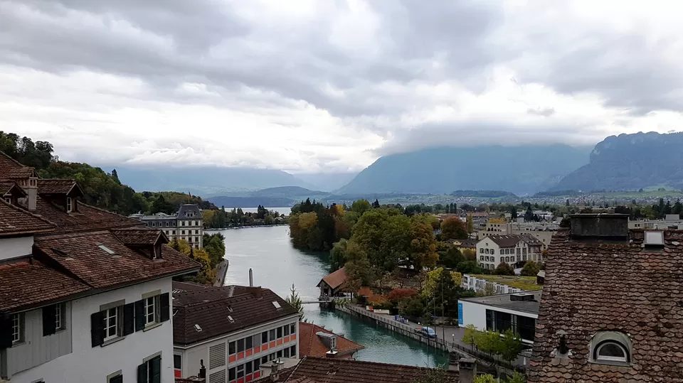 Photo of River Surfing in the middle of this town #Thun by Annet P S