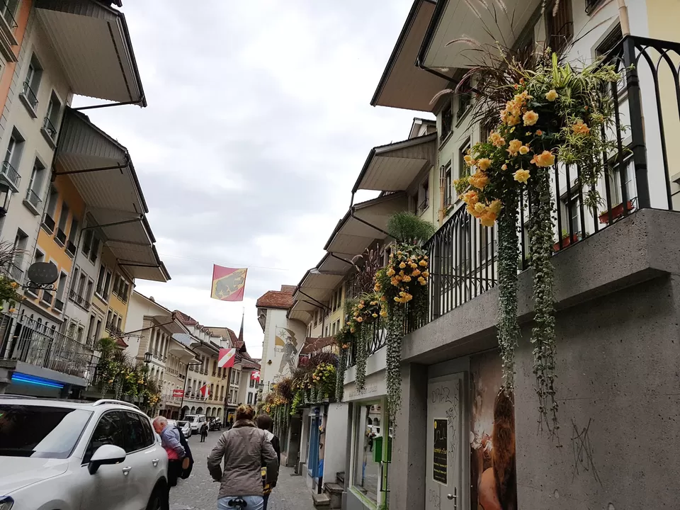 Photo of River Surfing in the middle of this town #Thun by Annet P S