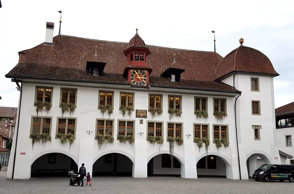Photo of River Surfing in the middle of this town #Thun by Annet P S