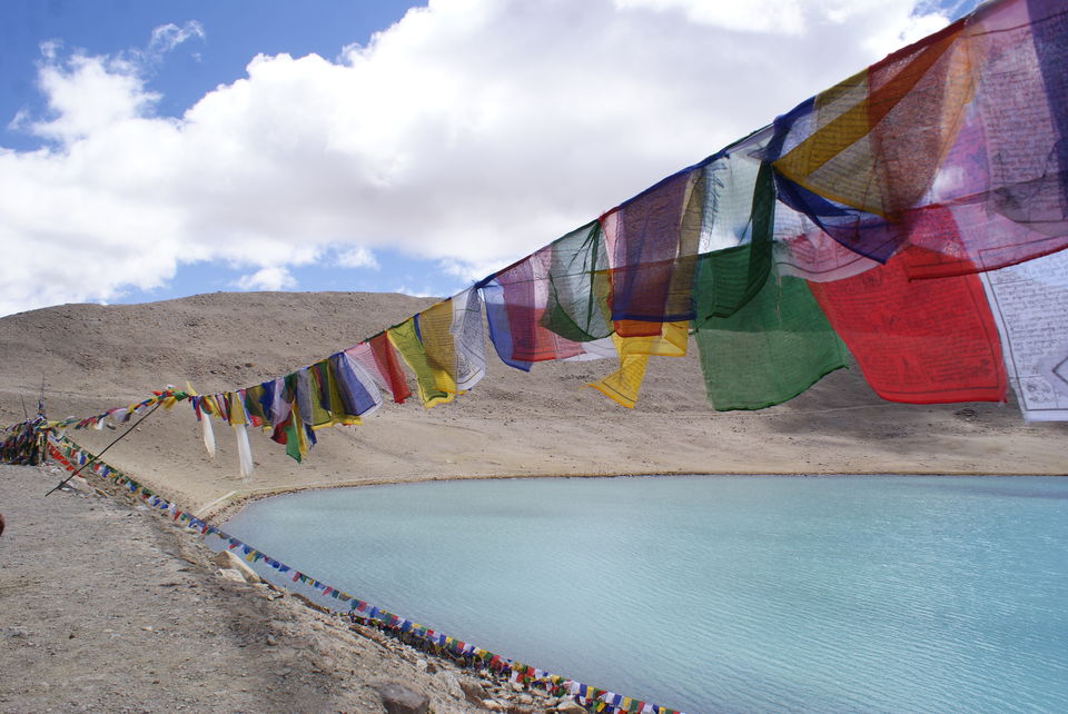 Photo of The praying flags along the banks of the lake.. by Subhrajyoti Parida
