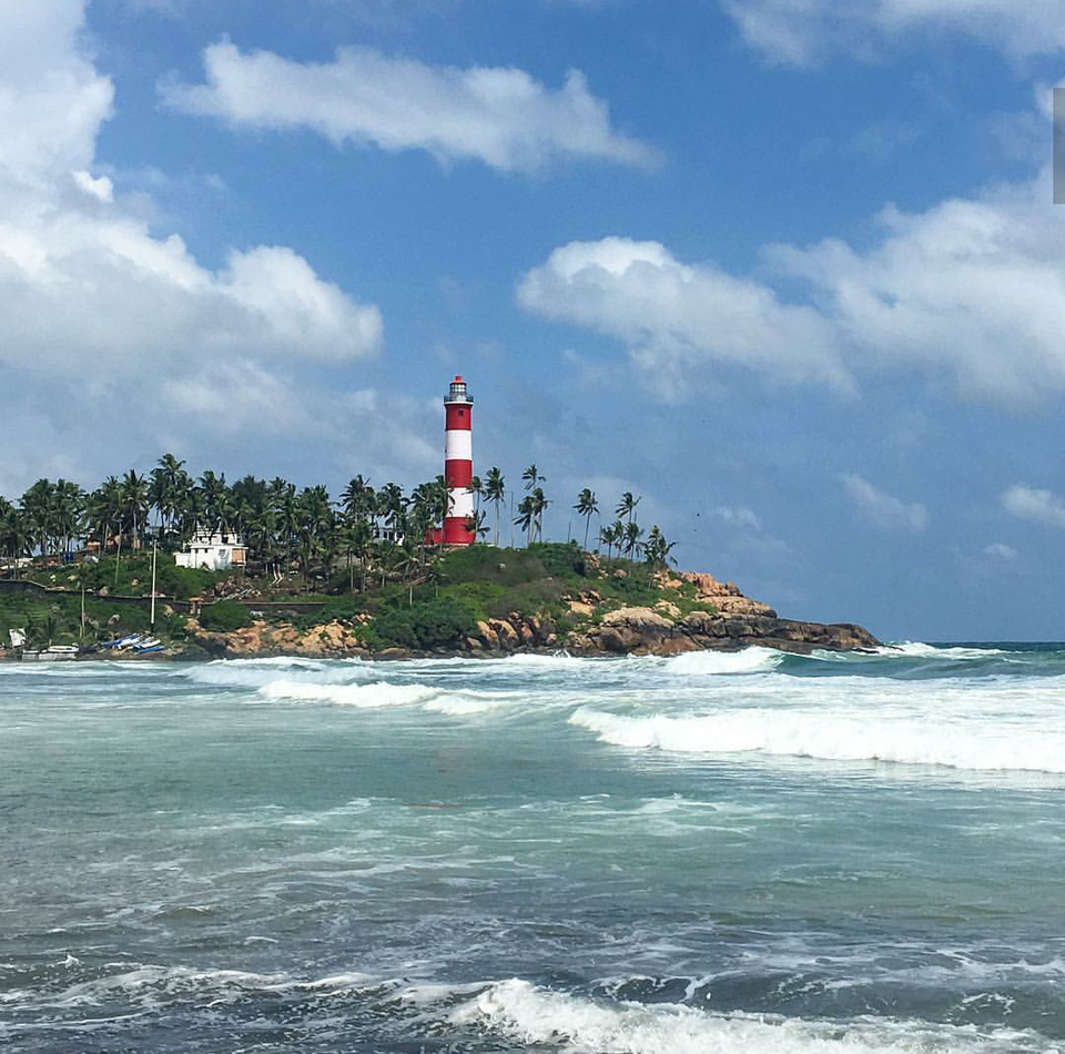 Photo of Kovalam Light House, Kovalam Beach, Kerala, India by Shireena Jose